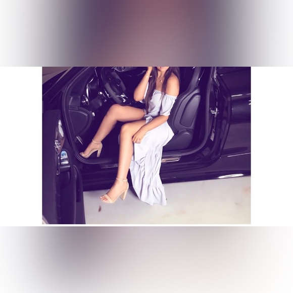 NWT Tyche off the shoulder high low romper - Picture 3 of 9